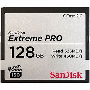 Sandisk Extreme Pro CFAST 2.0 128GB 525MB/S VPG130